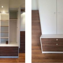 Stylish Bedroom cupboards Cape Town with drawers underneath